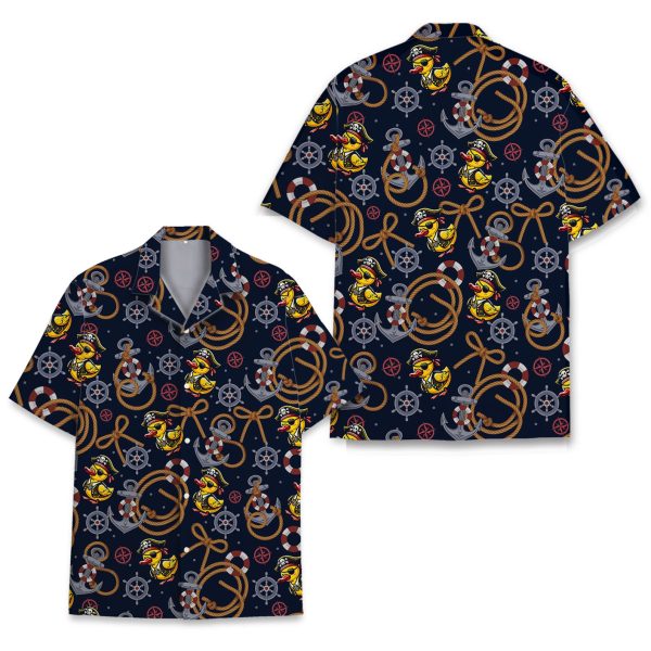 Pirate Duck Hawaiian Shirt, Summer For Men and Women Jezsport.com