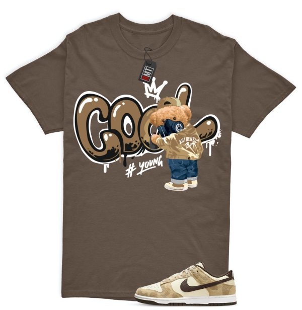 Dunk Giraffe Beach Cheetah Baroque Brown Canvas Sail Animal Pack Low Retro PRM Match Shirt, Cool Bear Jezsport.com