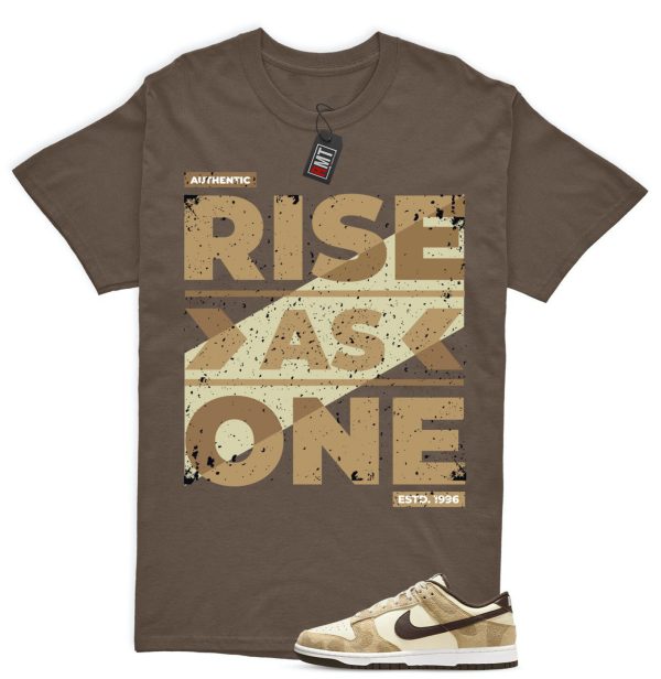 Dunk Giraffe Beach Cheetah Baroque Brown Canvas Sail Animal Pack Low Retro PRM Match Shirt, Rise As One Jezsport.com