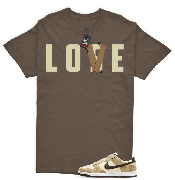 Dunk Giraffe Beach Cheetah Baroque Brown Canvas Sail Animal Pack Low Retro PRM Match Shirt, Love Lose Jezsport.com