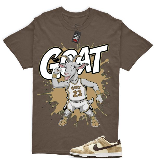 Dunk Giraffe Beach Cheetah Baroque Brown Canvas Sail Animal Pack Low Retro PRM Match Shirt, Goat Jezsport.com