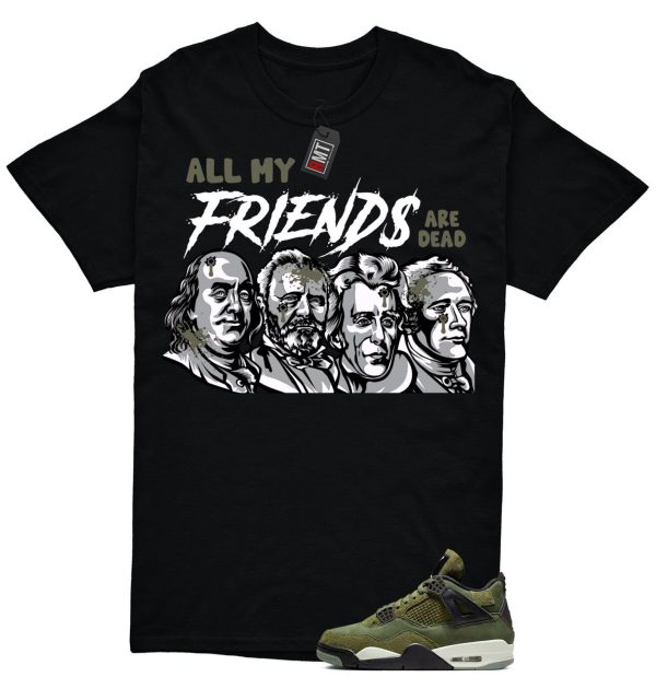 Jordan 4 Retro SE Craft Medium Olive Match T-shirt, All My Friend Jezsport.com