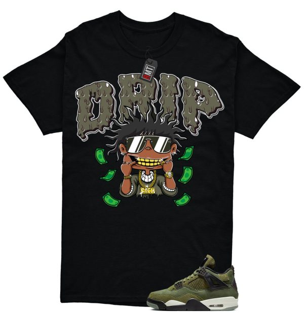 Jordan 4 Retro SE Craft Medium Olive Match T-shirt, Drip Jezsport.com