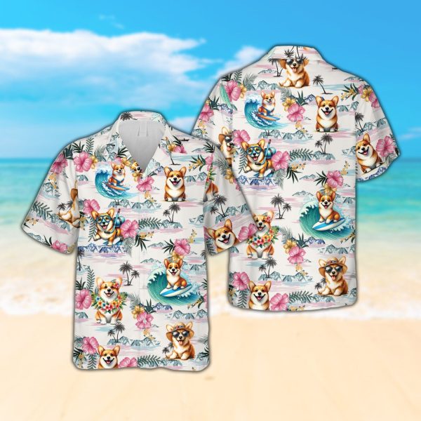 Summer Beach Hawaiian Shirt, Dog Lovers Hawaiian Shirt, Summer Shirt For Men and Women Jezsport.com