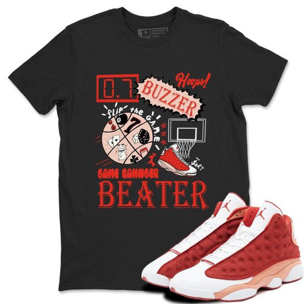 Game Changer - Sneaker Shirts To Match Jordans AJ13 Dune Red Jezsport.com