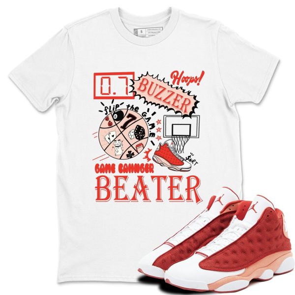 Game Changer - Sneaker Shirts To Match Jordans AJ13 Dune Red Jezsport.com