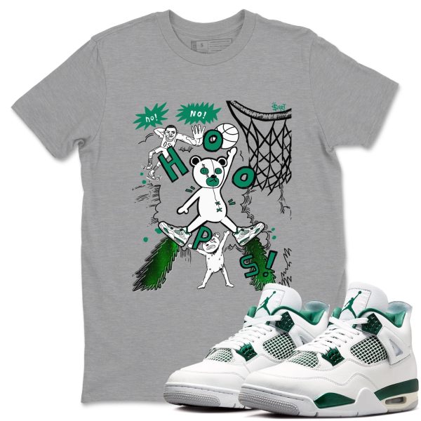 Stop The Bear - Sneaker Shirts To Match Jordans AJ4 Oxidized Green Jezsport.com