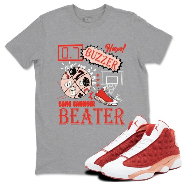 Game Changer - Sneaker Shirts To Match Jordans AJ13 Dune Red Jezsport.com