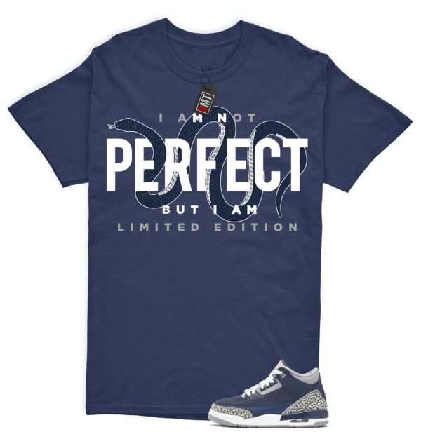 Jordan 3 Georgetown Midnight Navy Match T-shirt, Limited Edition Tee Matching Georgetown 3s Jezsport.com