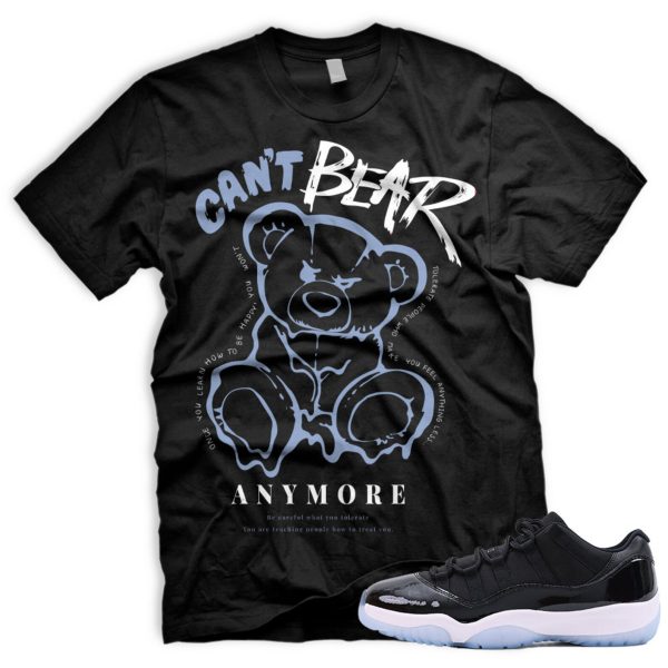 CAN'T Air J 11 Retro Space Low Black Varsity Royal White Tshirt Match Sneaker Jezsport.com