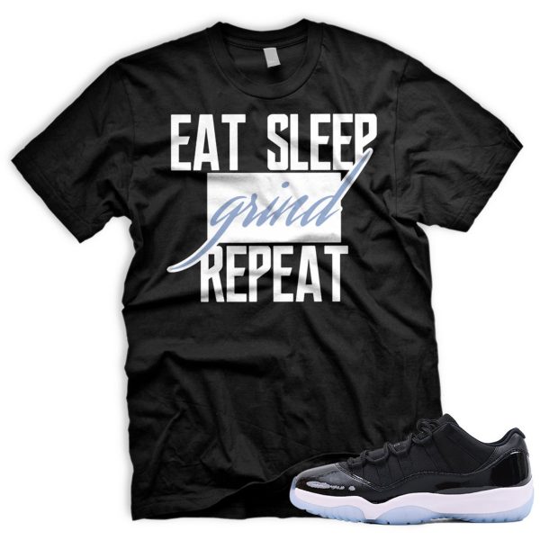 GRNDOG Air J 11 Retro Space Low Black Varsity Royal White T-Shirt Match Sneaker Jezsport.com