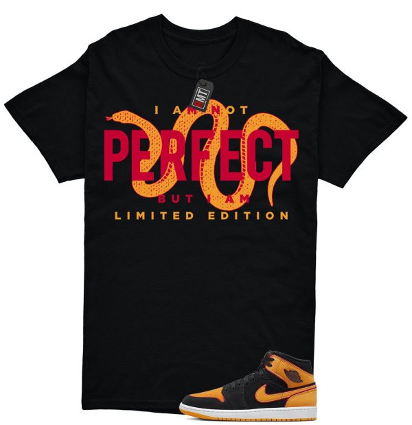 Jordan 1 Mid SE Black Vivid Orange Cardinal Red Match Shirt, Limited Edition Jezsport.com