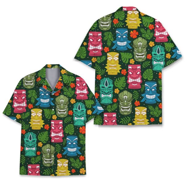 Tropical Tiki Hawaiian Shirt, Summer Shirt For Men and Women Jezsport.com