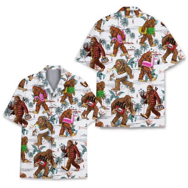 Bigfoot Hawaiian Shirt, Summer Shirt For Men and Women Jezsport.com