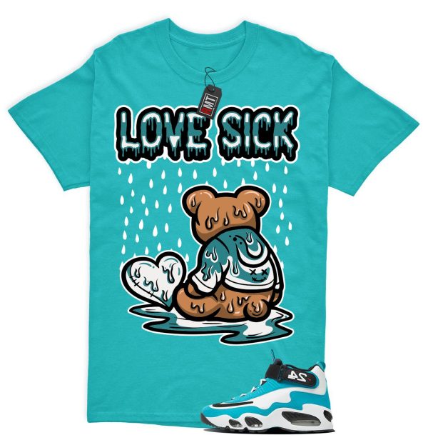 Air Griffey Max 1 Aquamarine Teal Aqua Matching Shirt, Love Sick Jezsport.com