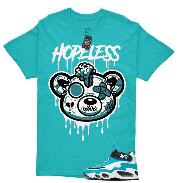 Air Griffey Max 1 Aquamarine Teal Aqua Matching Shirt, Hope Less Jezsport.com