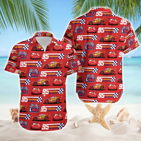 Lightning McQueen Hawaiian Shirt, Piston Cup Hawaiian Shirt, Summer For Men and Women Jezsport.com