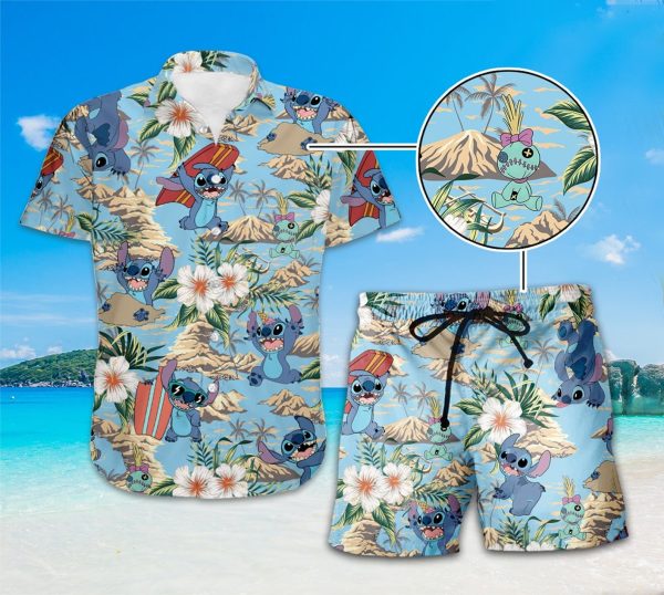 Stitch Summer Hawaiian Shirt, Stitch Hawaiian Shirt, Summer For Men and Women Jezsport.com