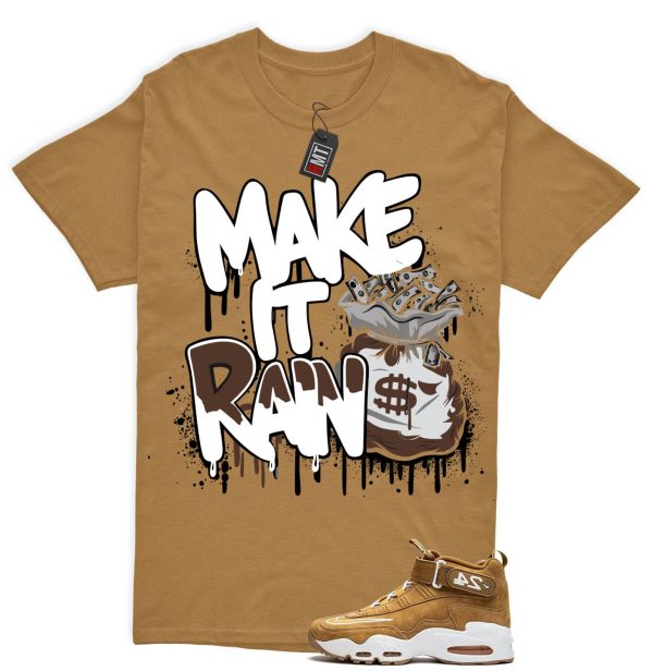 Air Griffey Max 1 Wheat Gold Matching T-shirt, Make It Rain Tee Match Wheat Griffey Sneaker Jezsport.com