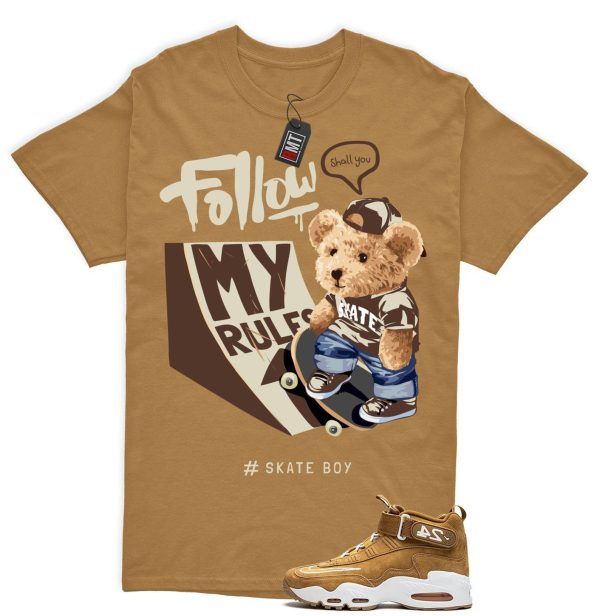 Air Griffey Max 1 Wheat Gold Matching T-shirt, Skate Boy Tee Match Wheat Griffey Sneaker Jezsport.com