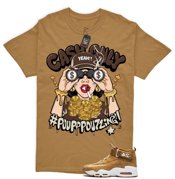 Air Griffey Max 1 Wheat Gold Matching T-shirt, Cash Only Tee Match Wheat Griffey Sneaker Jezsport.com