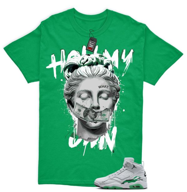 Jordan MVP Lucky Green Pure Platinum White Match T-shirt, Hold My Own Jezsport.com