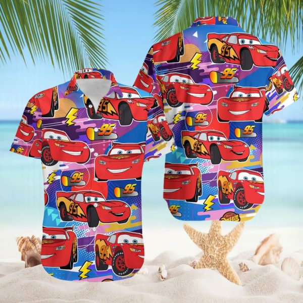 Disneyland Cars Lightning Mcqueen Hawaiian Shirt, Summer For Men and Women Jezsport.com