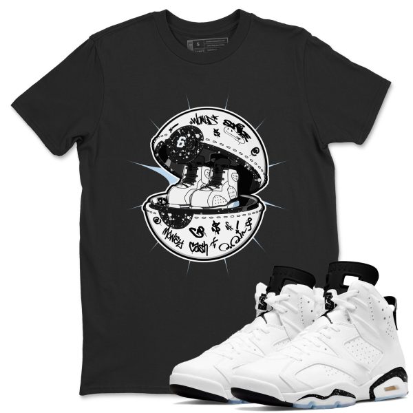 Sneaker Capsule Unisex Shirts To Match Jordans 6s White Black Jezsport.com