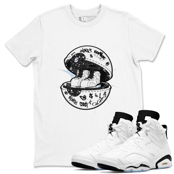 Sneaker Capsule Unisex Shirts To Match Jordans 6s White Black Jezsport.com