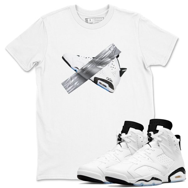 Duct Tape Unisex Shirts To Match Jordans 6s White Black Jezsport.com