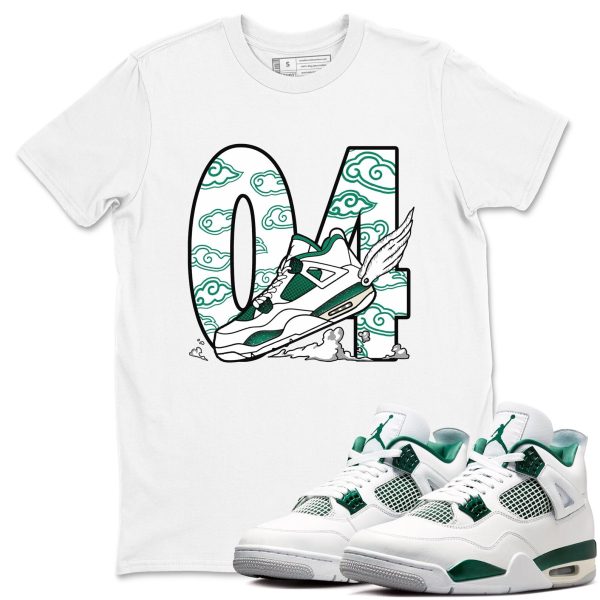 Fly To The Clouds Unisex Shirts To Match Jordans 4s Oxidized Green Jezsport.com