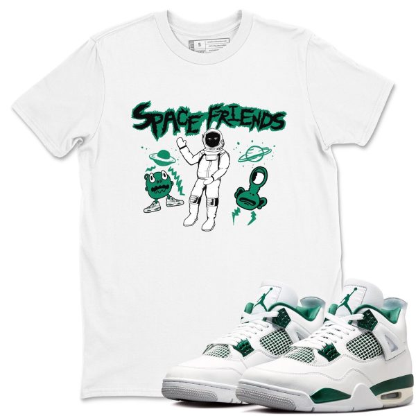 Space Friends Unisex Shirts To Match Jordans 4s Oxidized Green Jezsport.com