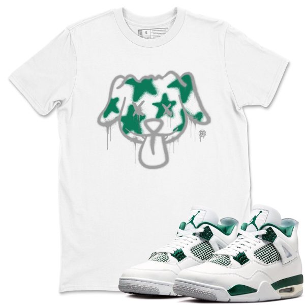 Graffiti Dog Unisex Shirts To Match Jordans 4s Oxidized Green Jezsport.com