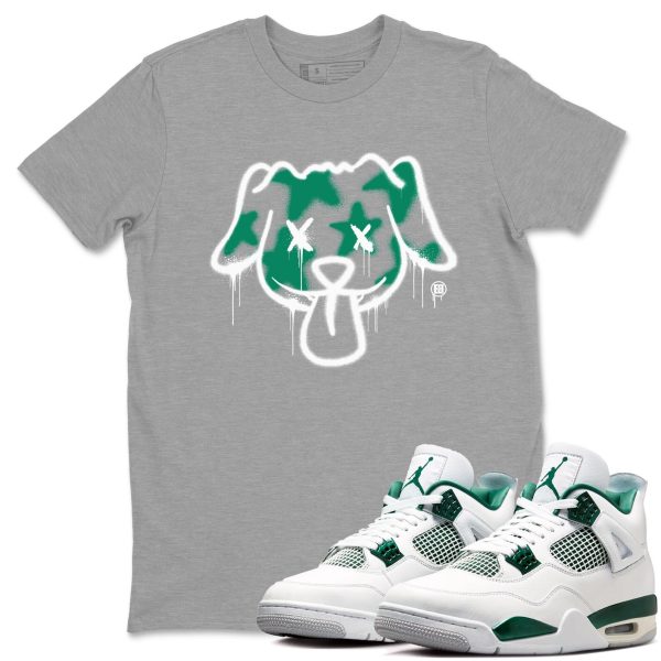 Graffiti Dog Unisex Shirts To Match Jordans 4s Oxidized Green Jezsport.com