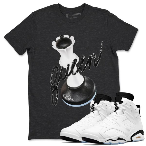 3D Queen Unisex Shirts To Match Jordans 6s White Black Jezsport.com