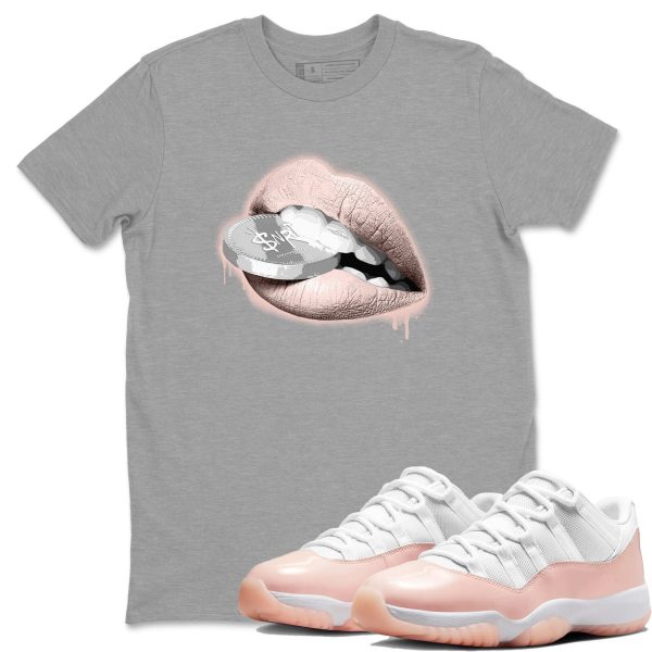 Lips Coin Unisex Shirts To Match Jordans 11s Legend Pink Jezsport.com