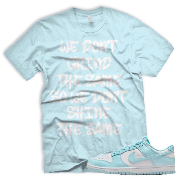 GRNDDFFRNT T Dunk Low Glacier Blue White Retro N Custom Shirt Jezsport.com