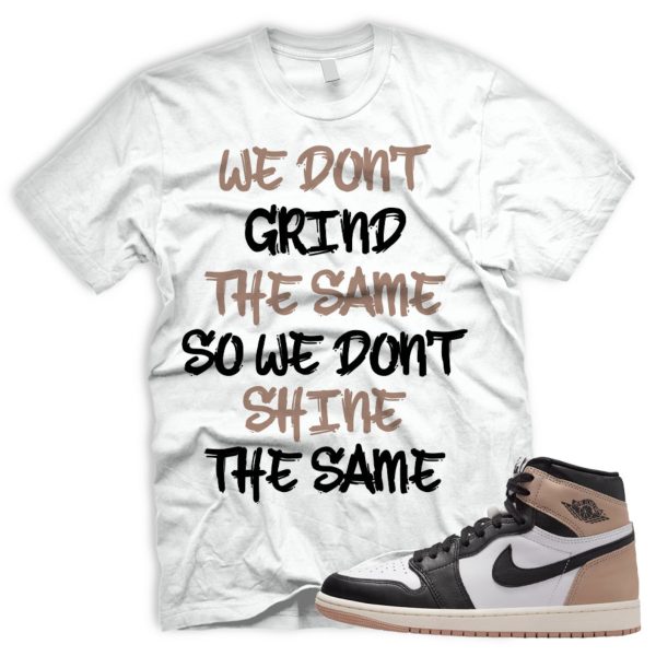 GRNDDFFRNT Air J 1 Latte OG Retro High Black White Legend Medium Brown 2024 AJ Se 1 Tshirt Match Sneaker Jezsport.com