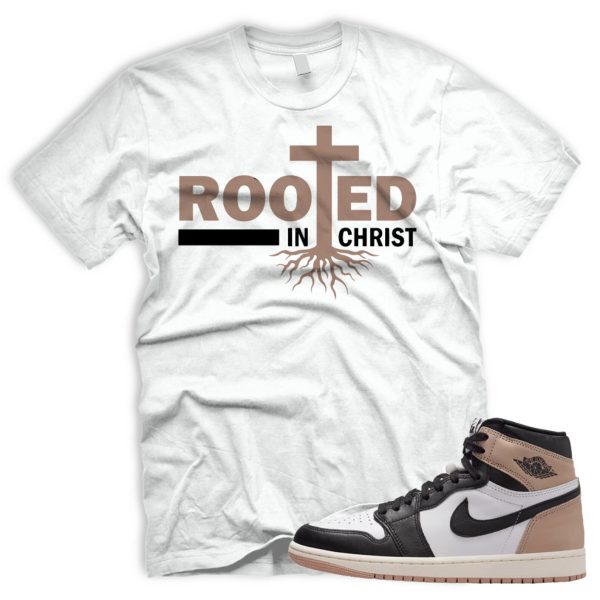 ROOTED Air J 1 Latte OG Retro High Black White Legend Medium Brown 2024 AJ Se 1 Tshirt Match Sneaker Jezsport.com