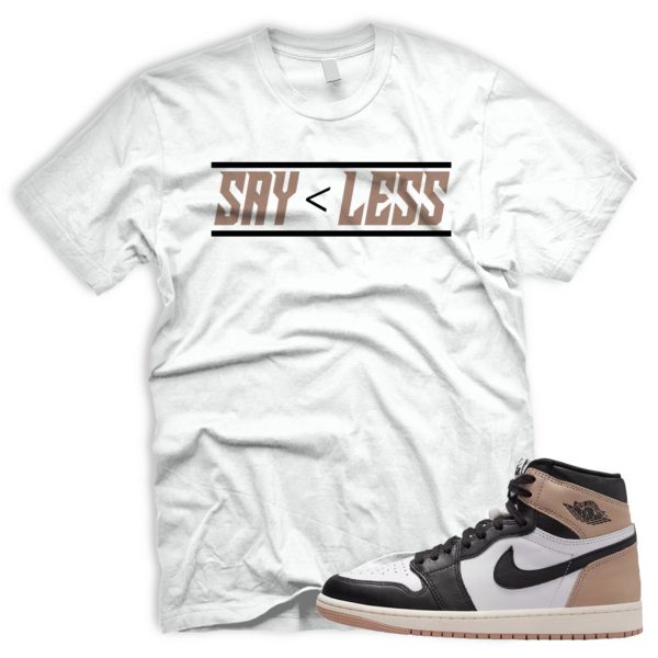 LESS Air J 1 Latte OG Retro High Black White Legend Medium Brown 2024 AJ Se 1 Tshirt Match Sneaker Jezsport.com