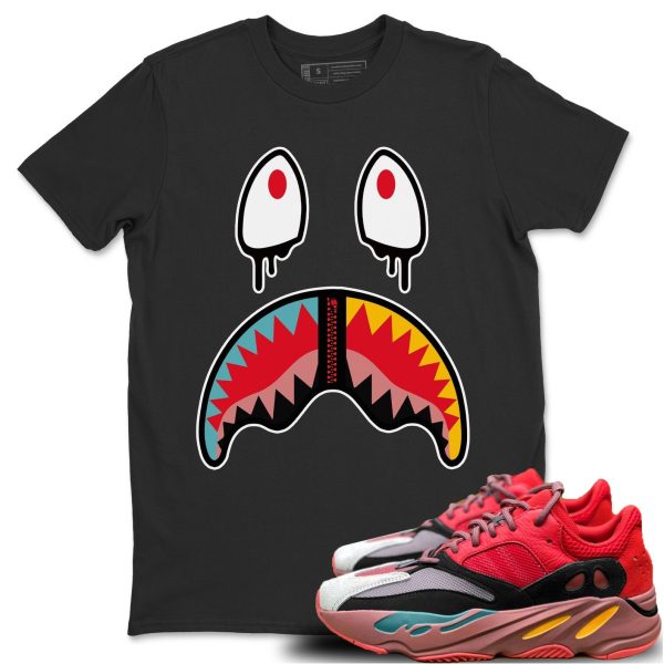 Shark Face Unisex Shirts To Match Jordans Yeezys 700 HiUnisex Shirts To Match JordansRes Red Jezsport.com