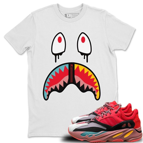 Shark Face Unisex Shirts To Match Jordans Yeezys 700 HiUnisex Shirts To Match JordansRes Red Jezsport.com