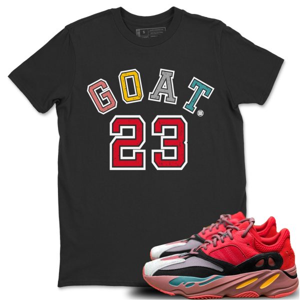 Goat 23 Unisex Shirts To Match Jordans Yeezys 700 HiUnisex Shirts To Match JordansRes Red Jezsport.com