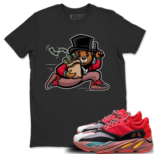 Bear Steals Unisex Shirts To Match Jordans Yeezys 700 HiUnisex Shirts To Match JordansRes Red Jezsport.com