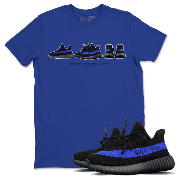 Sneaker Prelude Unisex Shirts To Match Jordans Yeezys 350 Dazzling Blue Jezsport.com