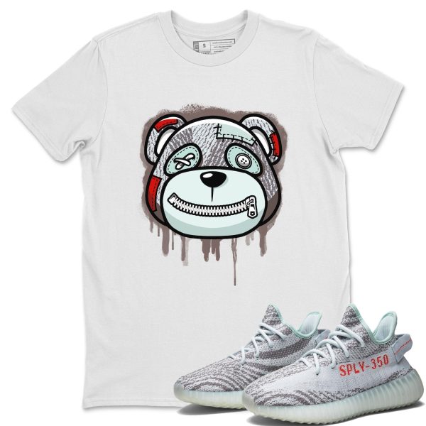 Bear Face Unisex Shirts To Match Jordans Yeezys 350 Blue Tint Jezsport.com