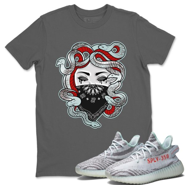 Medusa Unisex Shirts To Match Jordans Yeezys 350 Blue Tint Jezsport.com