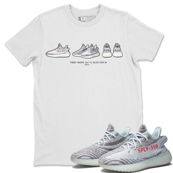 Sneaker Prelude Unisex Shirts To Match Jordans Yeezys 350 Blue Tint Jezsport.com