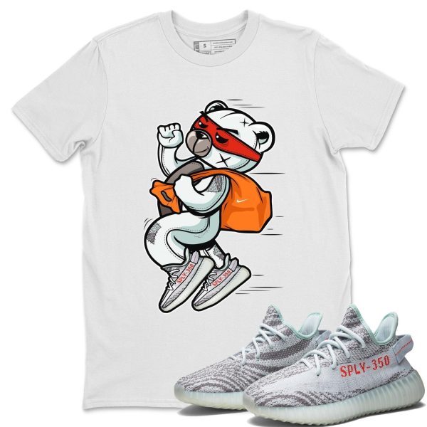 Thief Bear Unisex Shirts To Match Jordans Yeezys 350 Blue Tint Jezsport.com