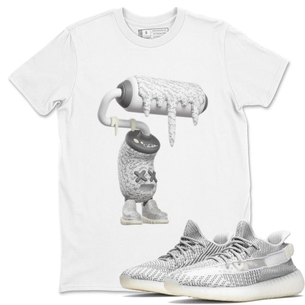 3D Paint Roller Unisex Shirts To Match Jordans Yeezys 350 Static Jezsport.com